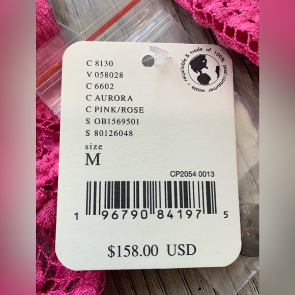 NWT Free People Shayla Mini Lace Dress In Pink Size Medium - Picture 10 of 12